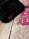 Handmade Resin Dominoes with Pressed Flowers