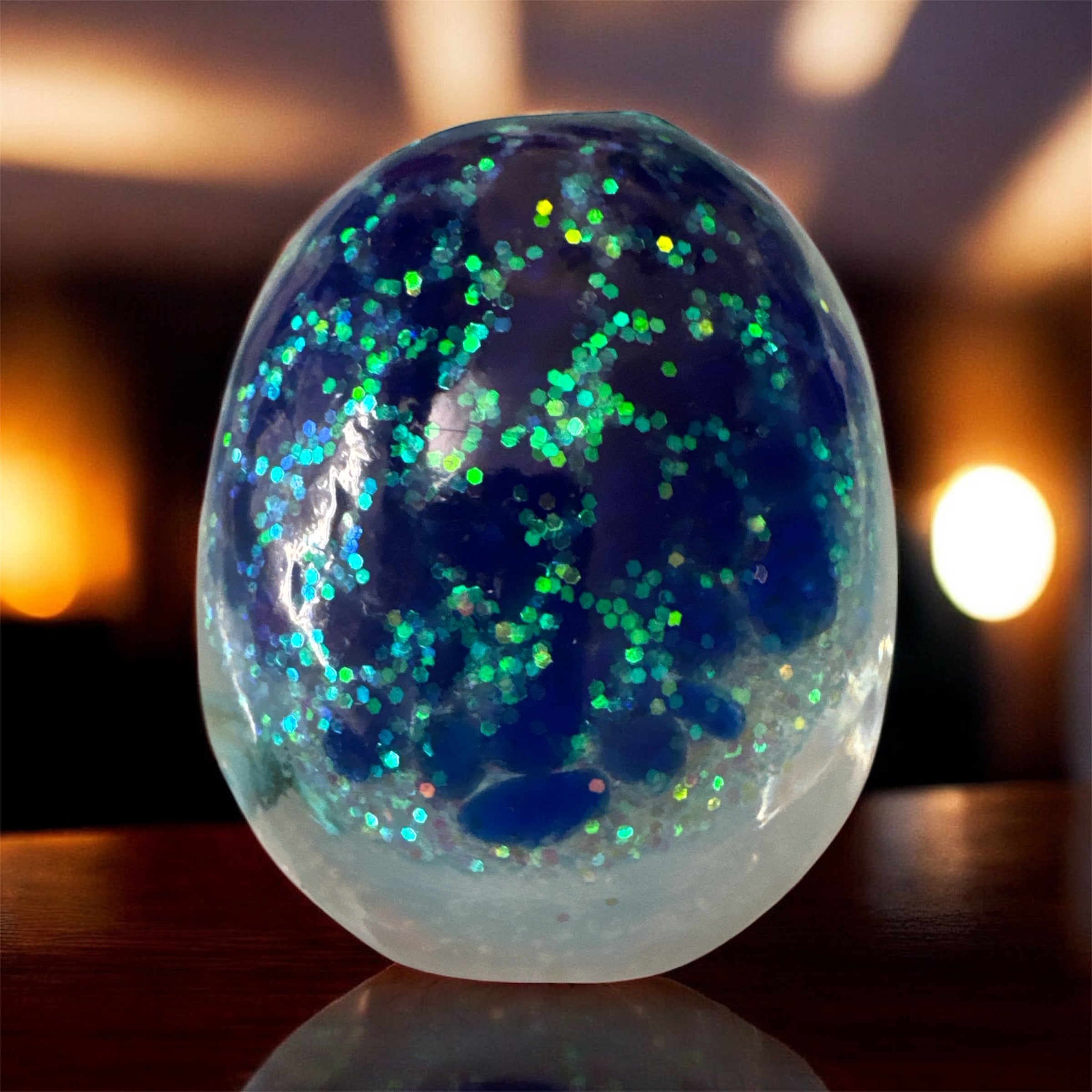 Handmade Epoxy Ocean Skully