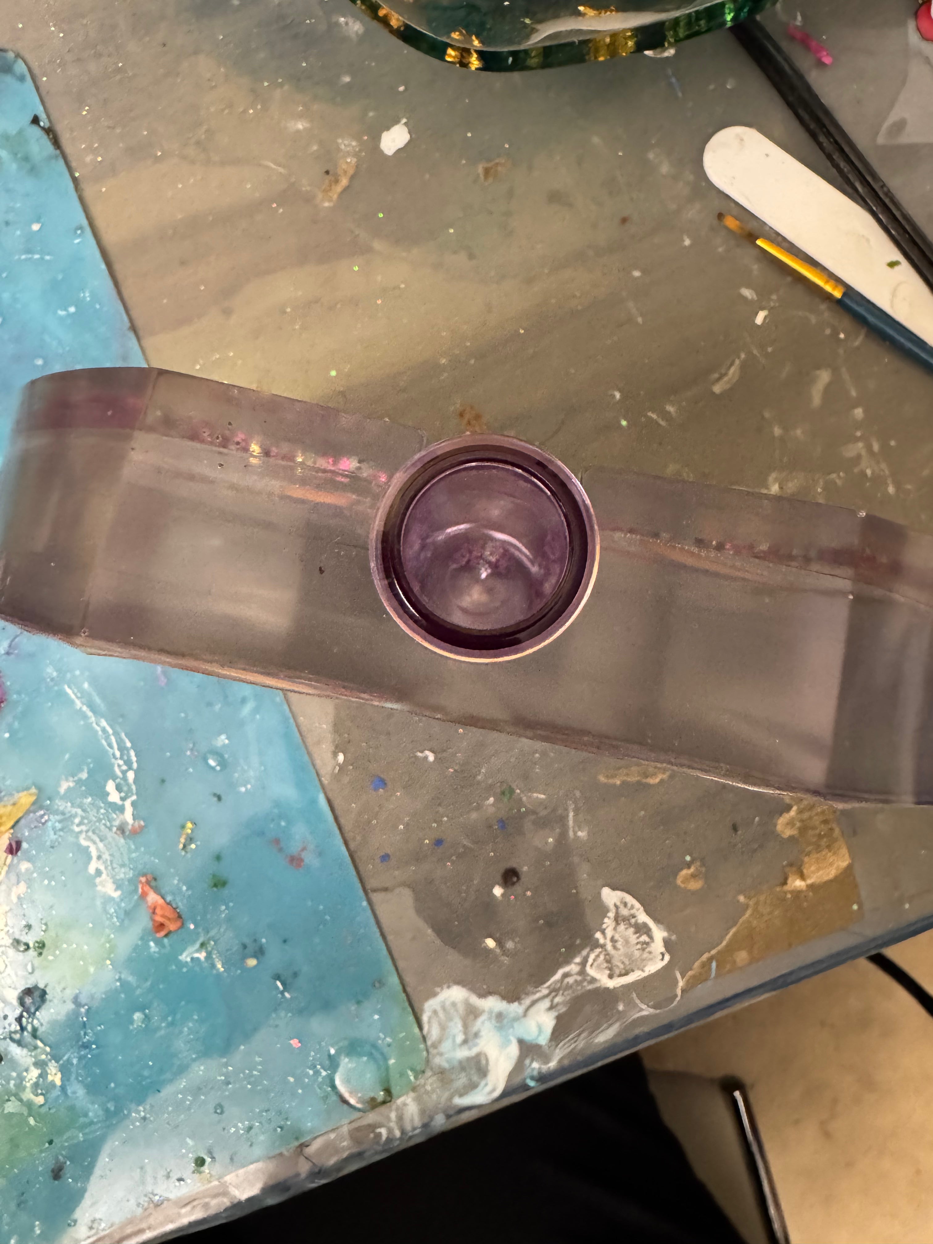 Handmade Epoxy Plant Propagation Vessel Magical Flight