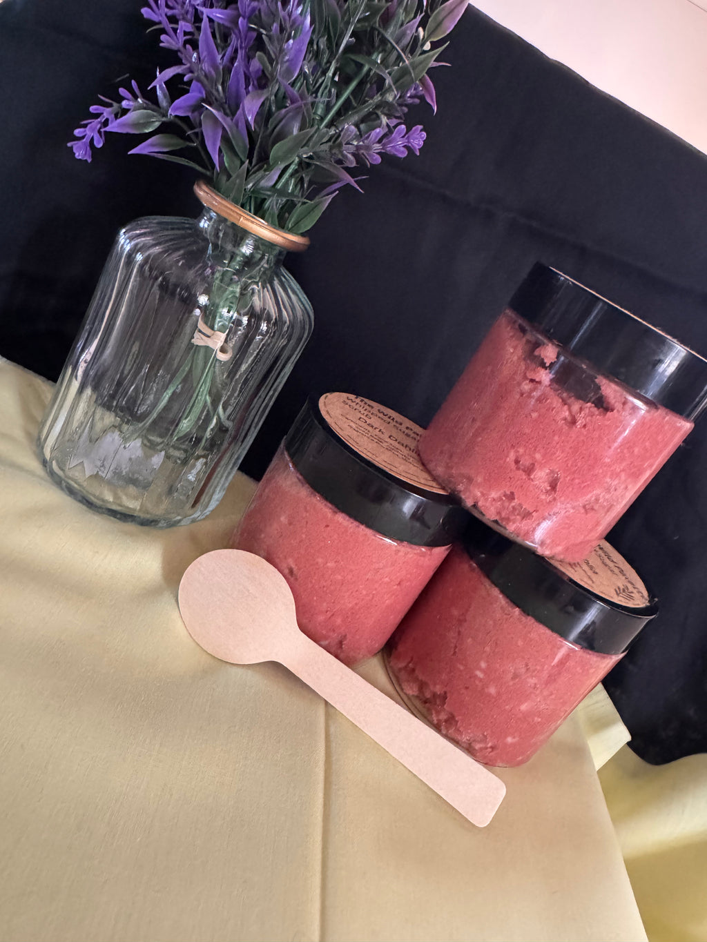 Handmade Whipped Sugar Scrub-Dark Dahlia