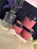 Handmade Whipped Sugar Scrub-Dark Dahlia