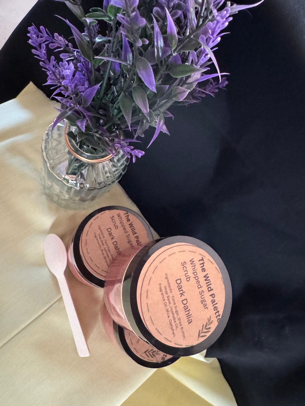 Handmade Whipped Sugar Scrub-Dark Dahlia