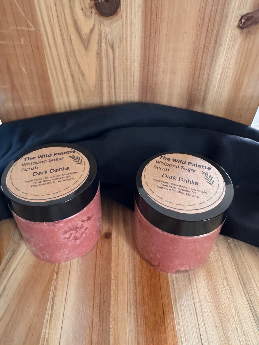 Handmade Whipped Sugar Scrub-Dark Dahlia