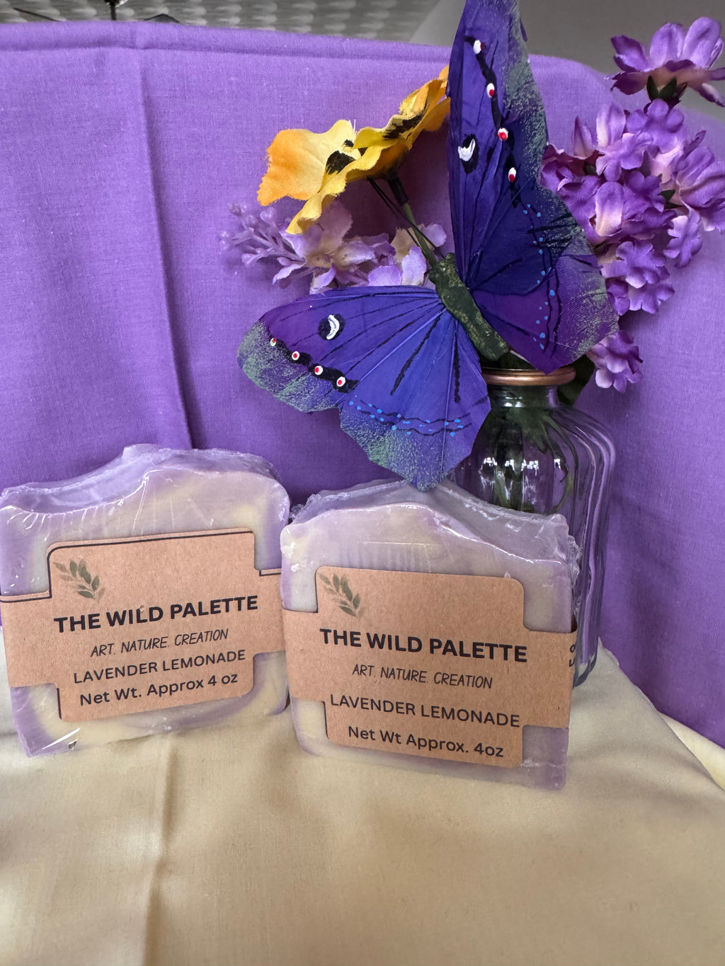 Handcrafted Lavender Lemonade Soap