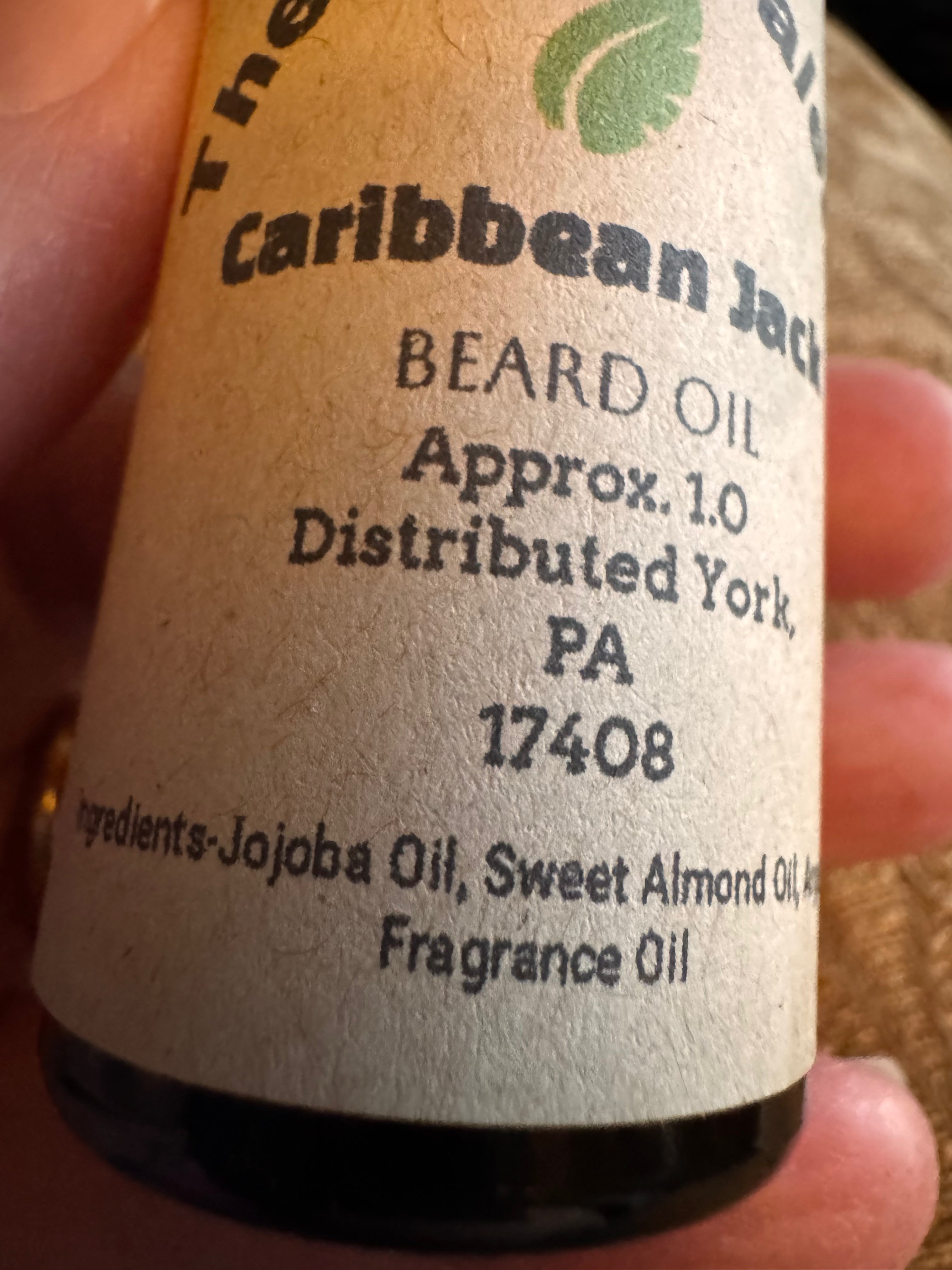 Handmade Beard Oil-Caribbean Jack