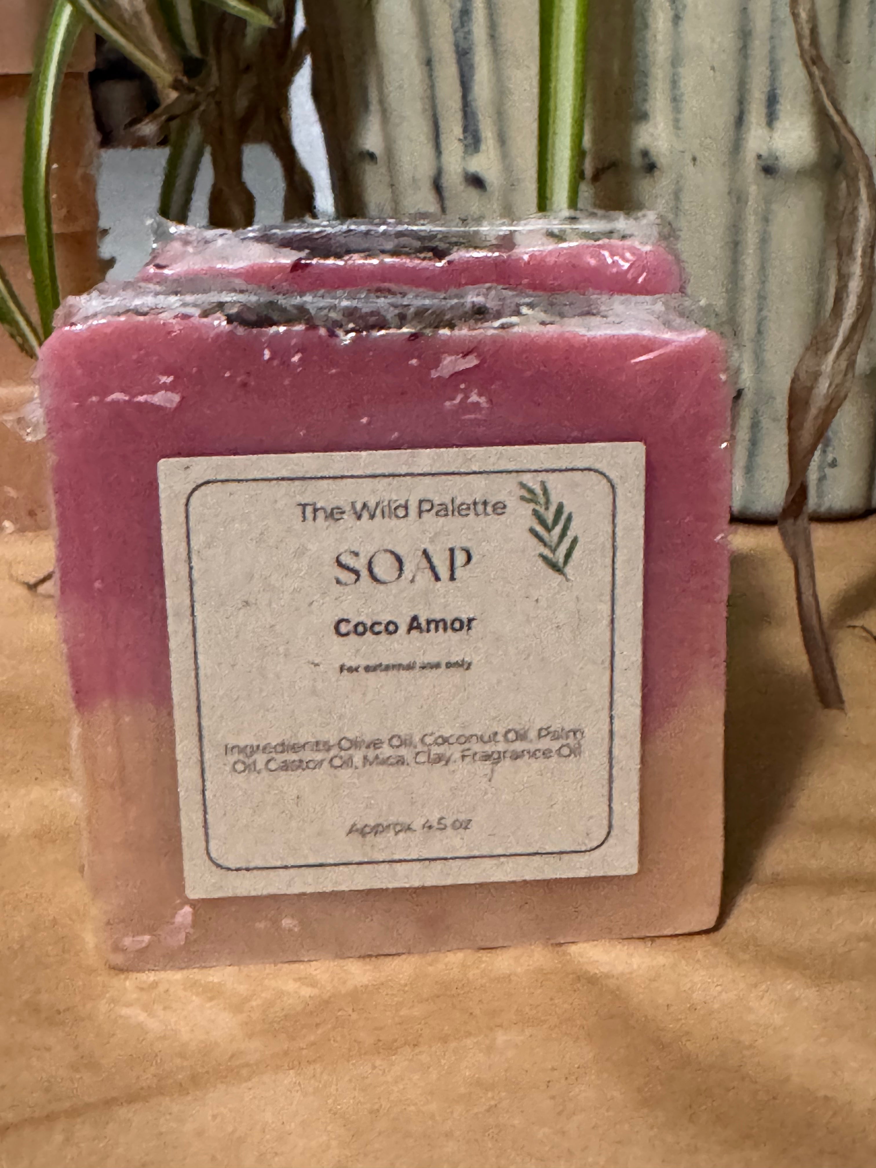 Handmade Coco Amor Cold Processed Soap