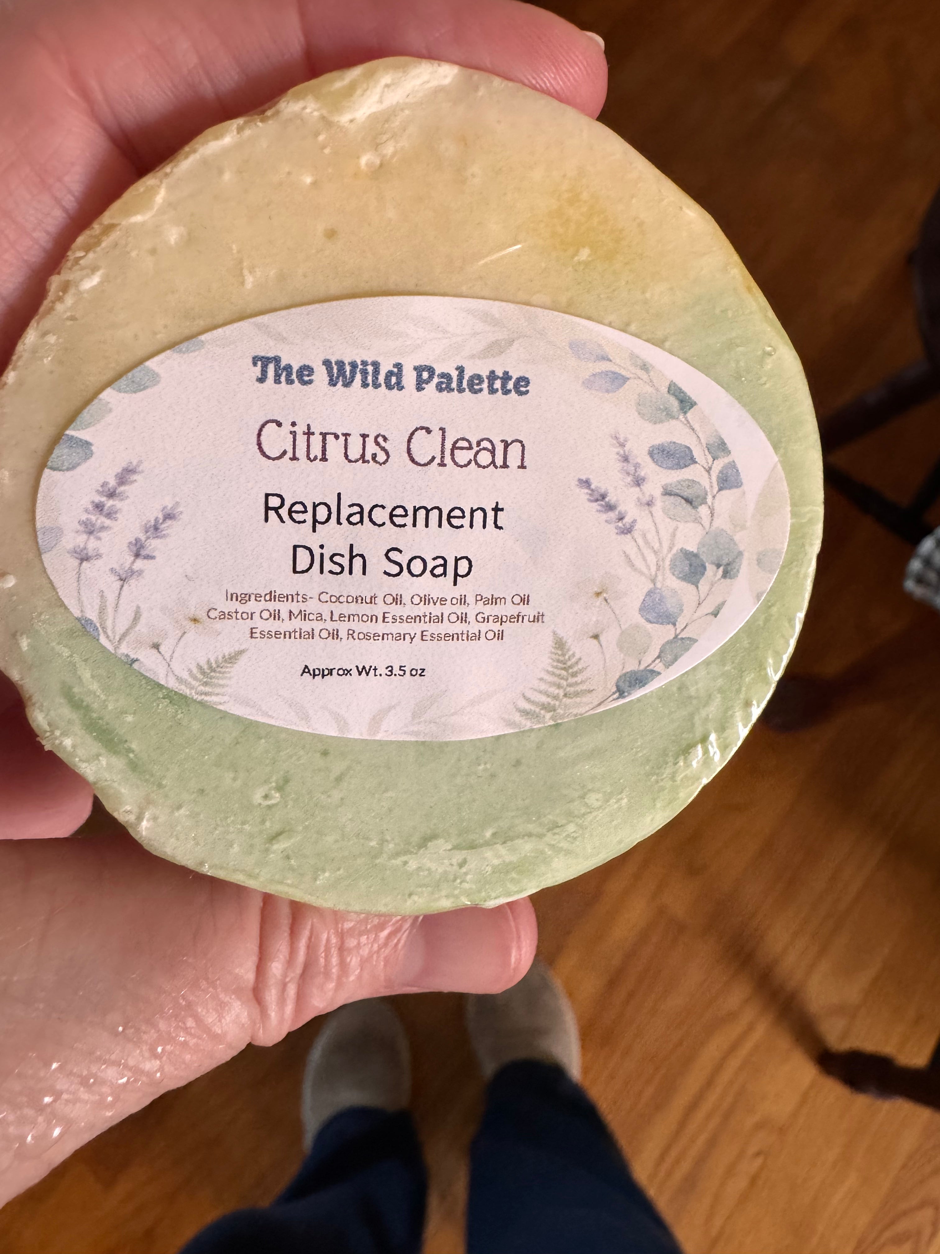 Handmade Replacement Dishsoap for Ramekins Citrus Clean Scent