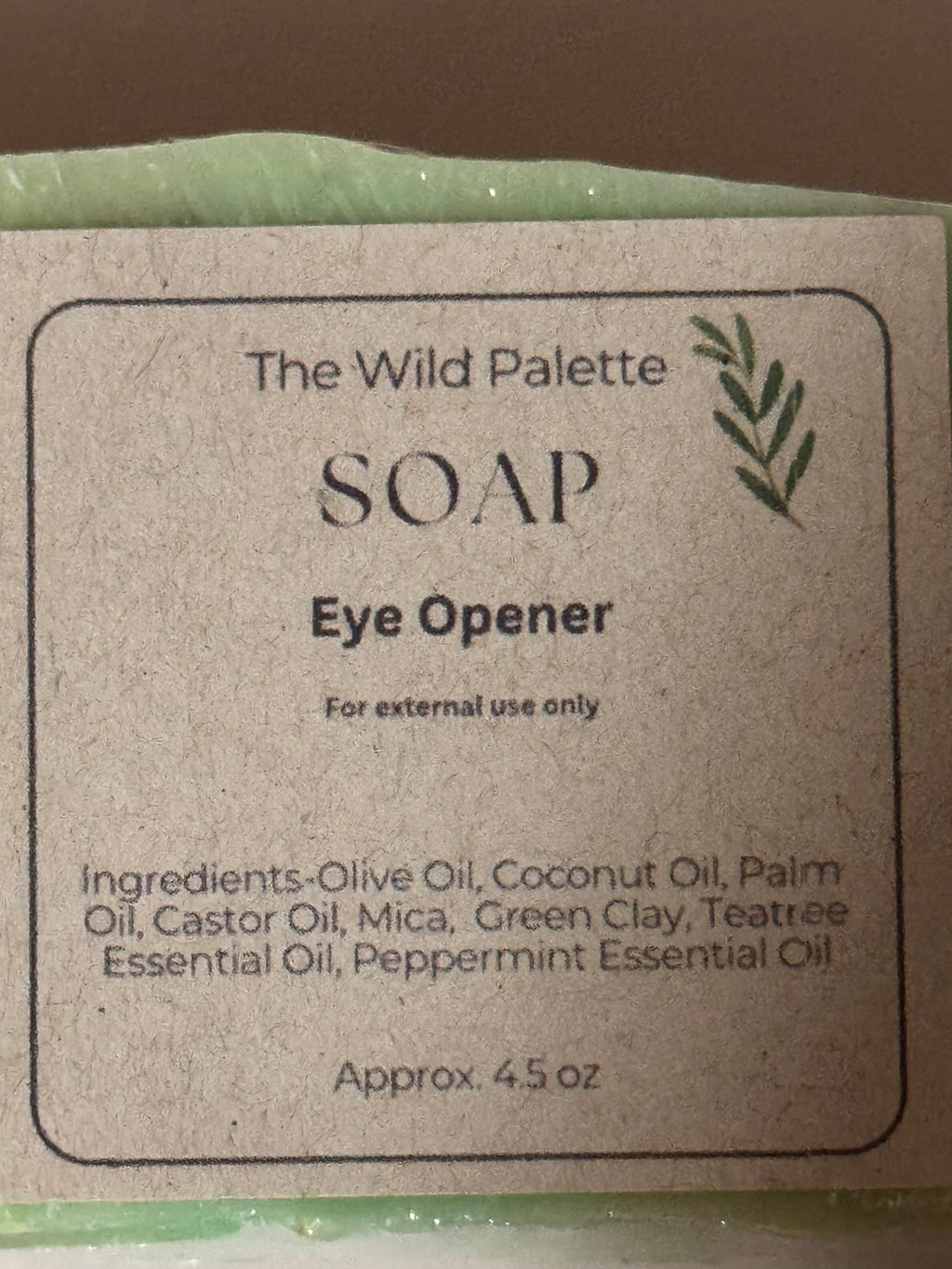 Handcrafted Artisan Soap-Eye Opener