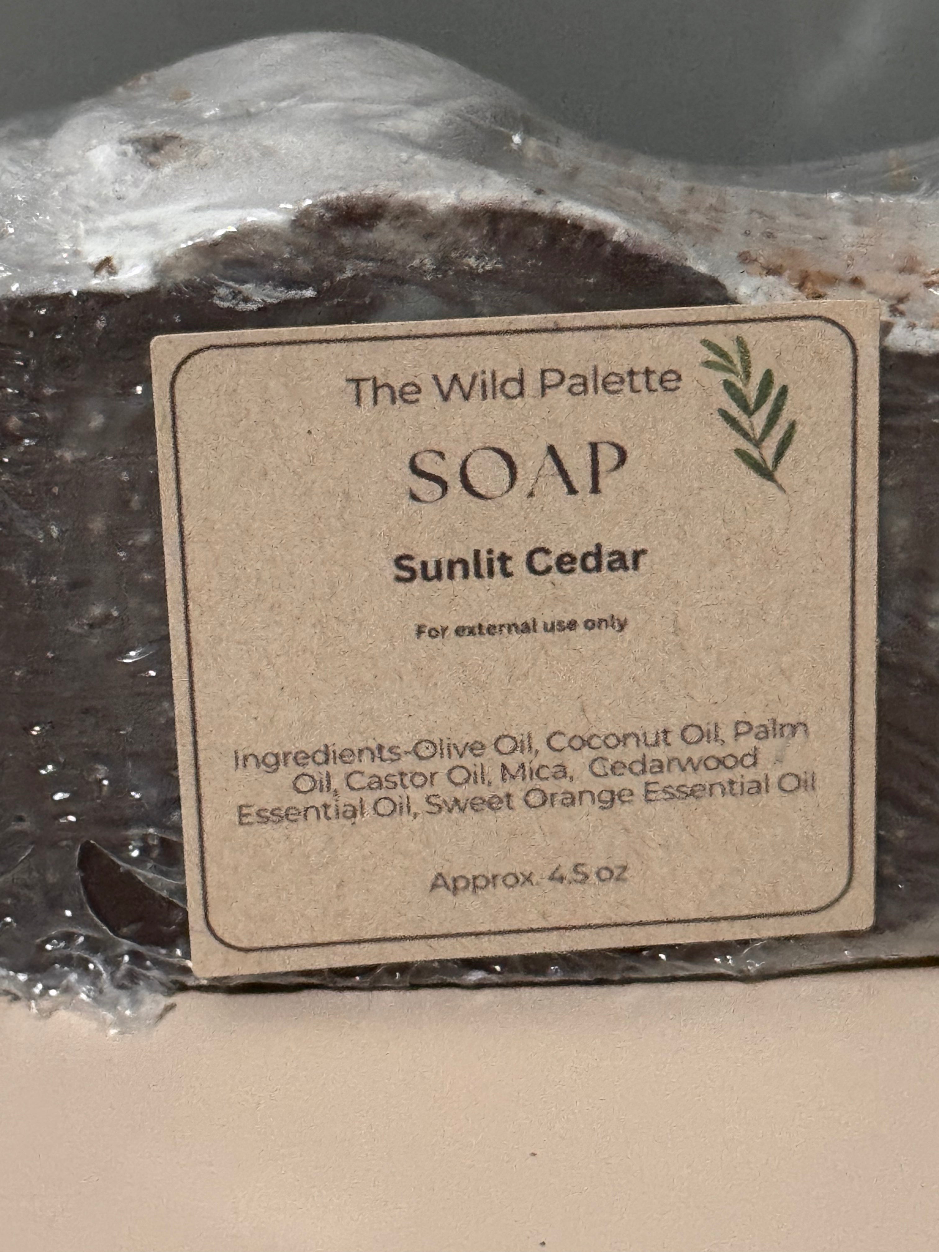 Handcrafted Artisan Soap-Sunlit Cedar