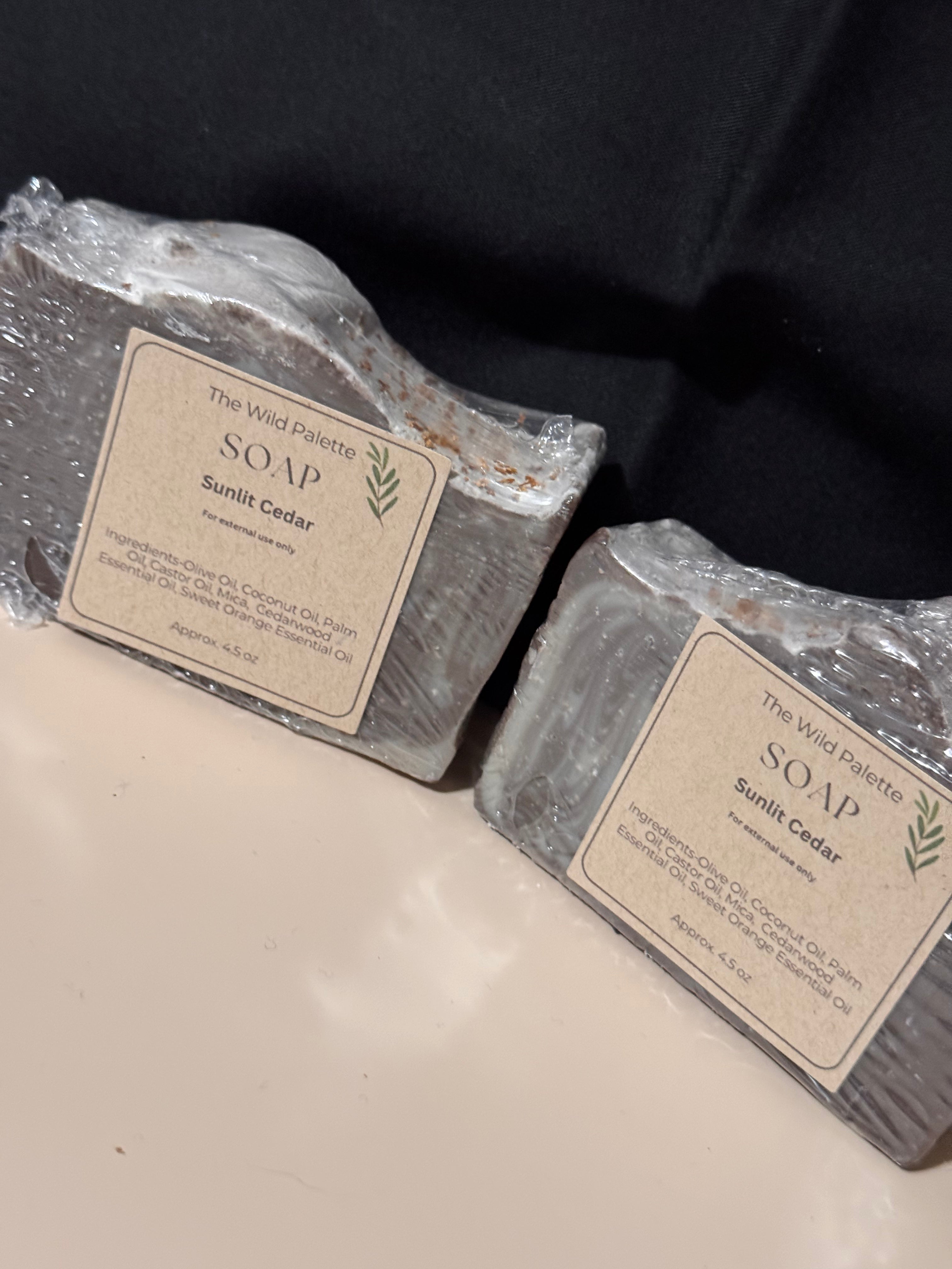 Handcrafted Artisan Soap-Sunlit Cedar