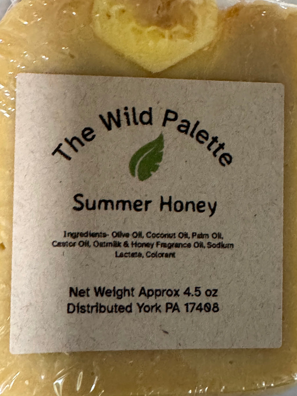 Handmade Summer Honey Soap
