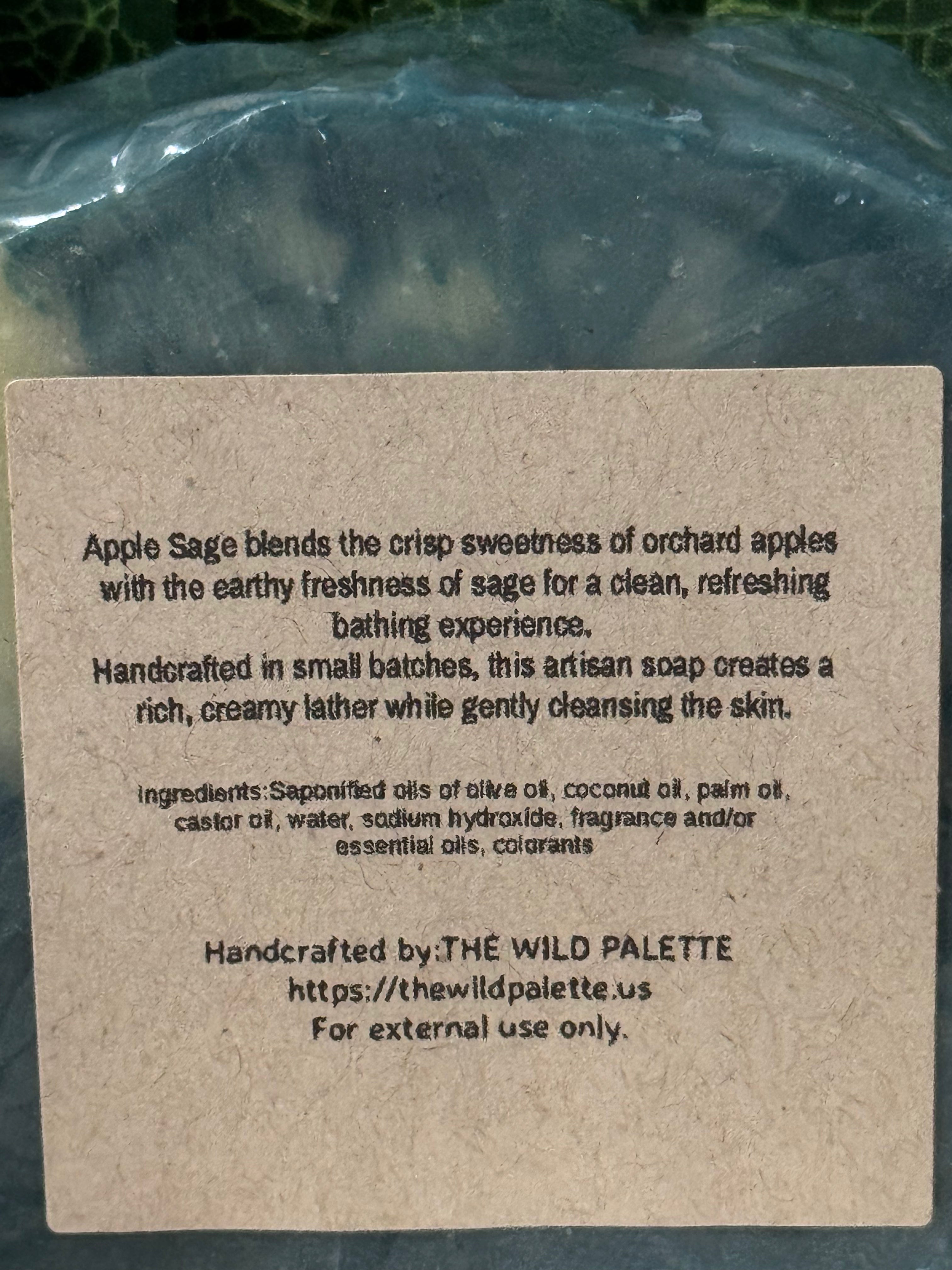 Handmade Apple Sage Soap
