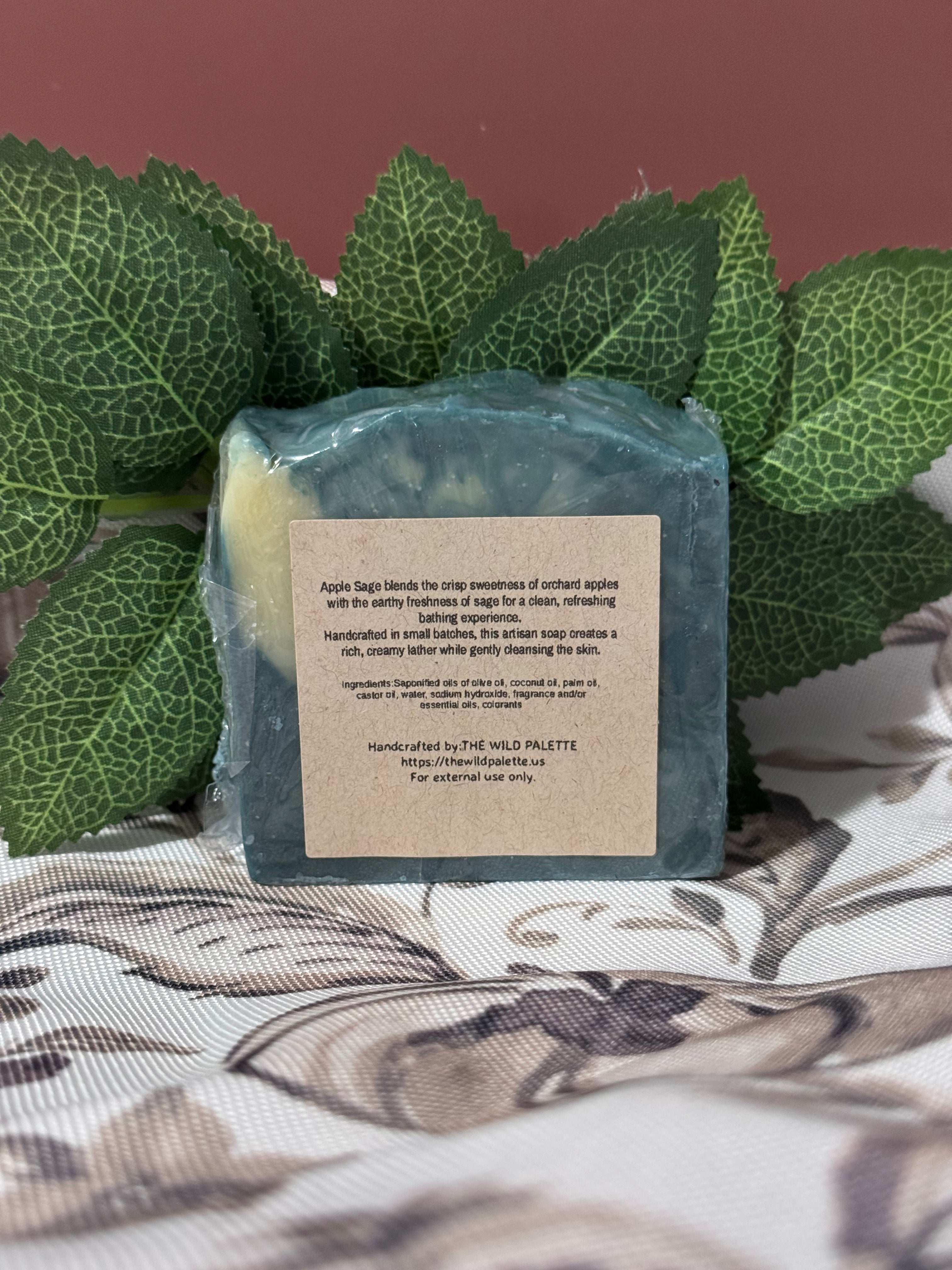 Handmade Apple Sage Soap