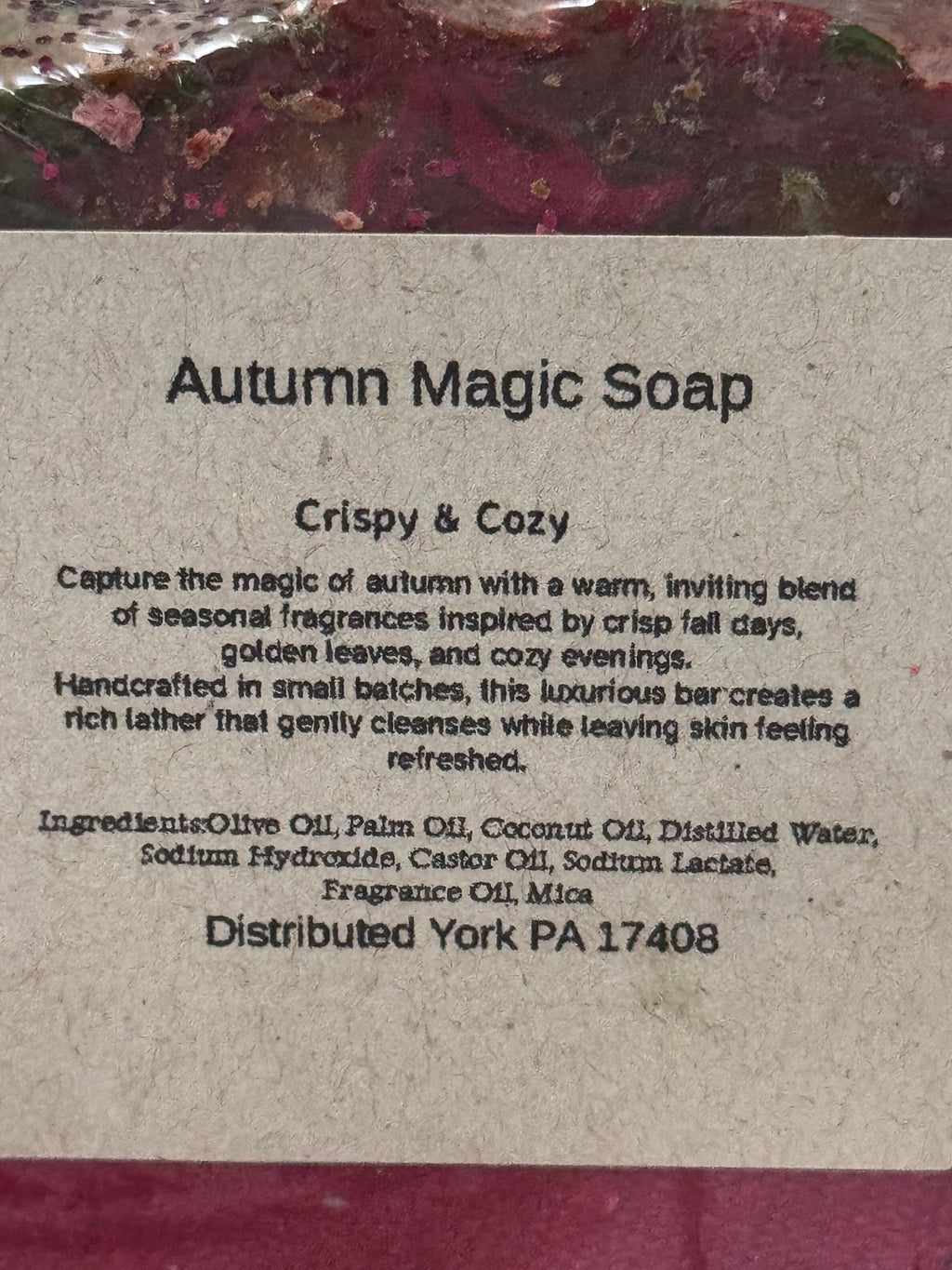 Handcrafted Autumn Magic Soap